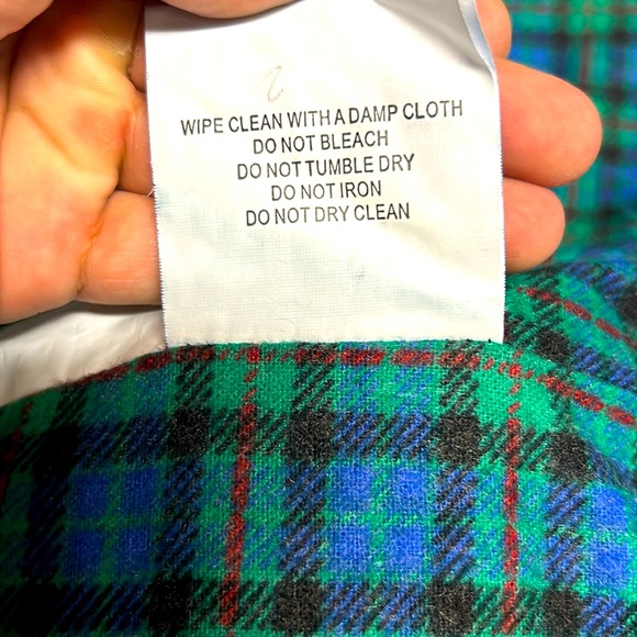 FORCEFIELD Size XXS Navy Blue W/ Inner Checkered Green Layer Vest $50 - Picture 13 of 14